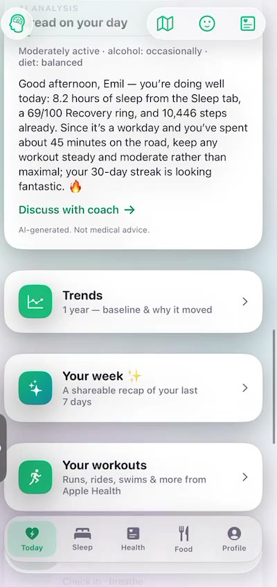 Nabzo — AI read on your day
