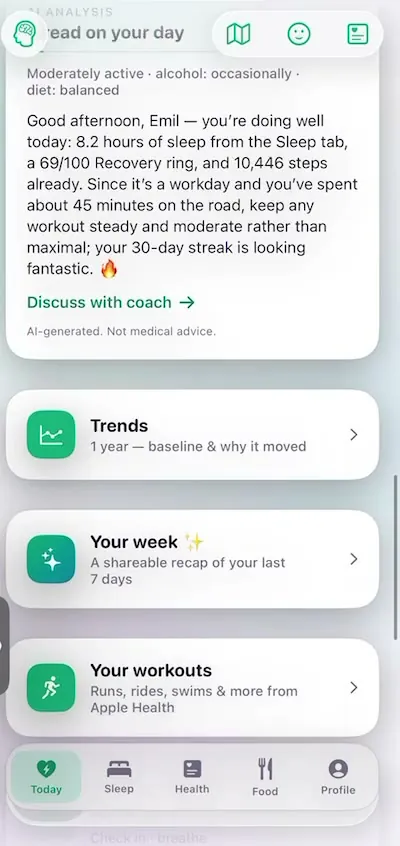 Nabzo — AI read on your day